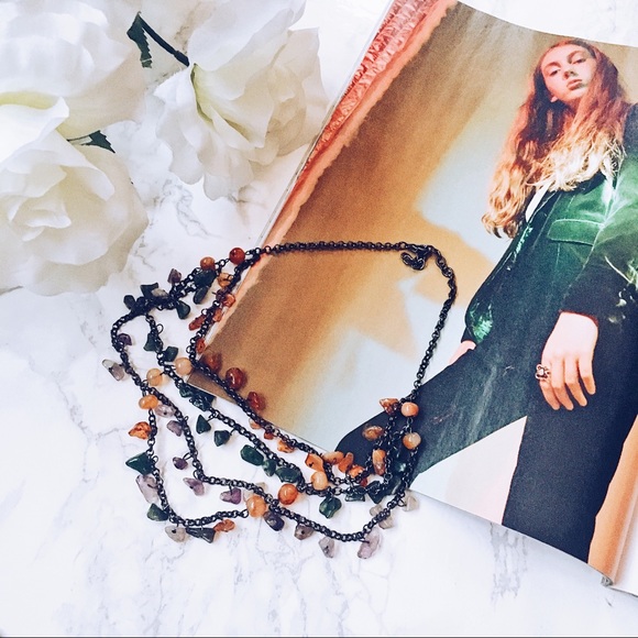 Jewelry - Katherine • Layers of Earth Tiered Stone Necklace